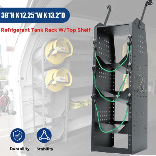Freon tank holder - tank, rack